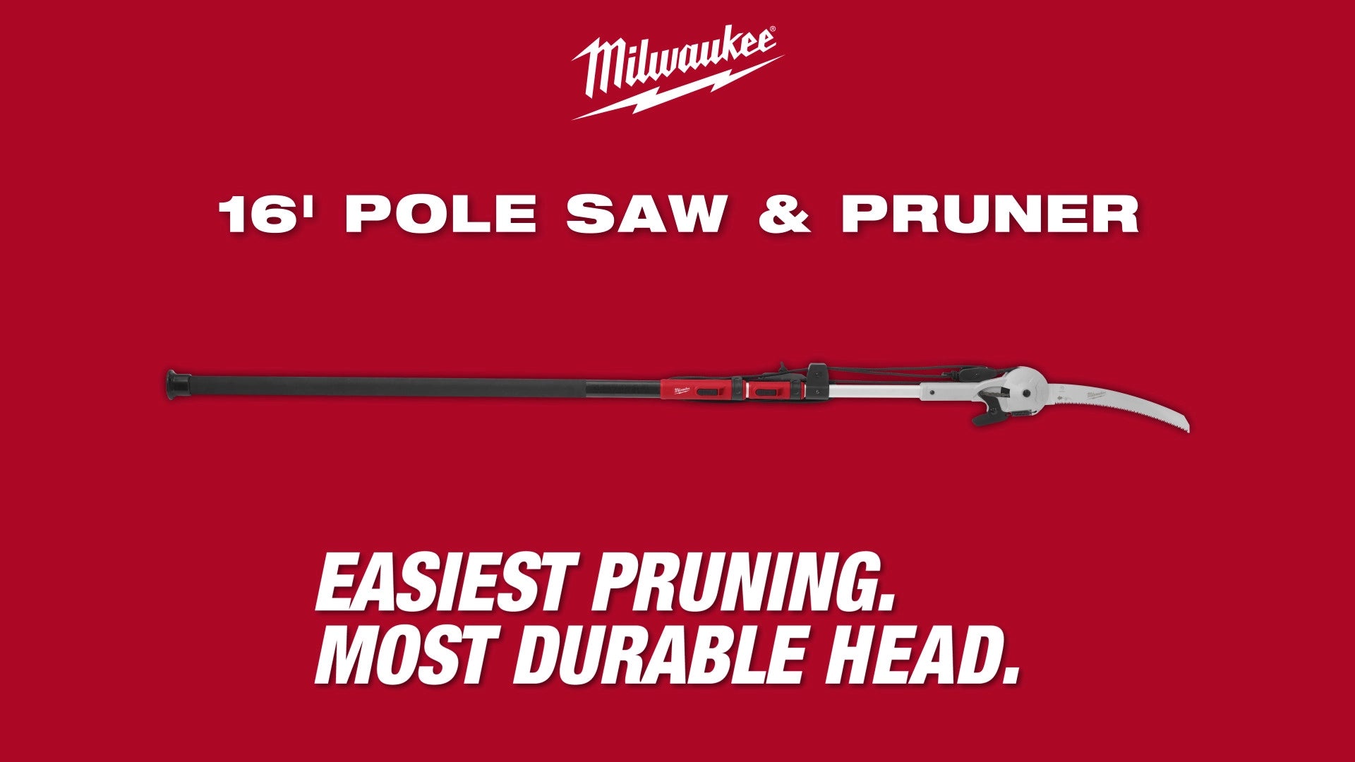 Milwaukee 16' Pole Saw & Pruner 48-22-9375