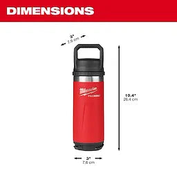 Milwaukee Bouteille isolée PACKOUT™ 18 oz avec couvercle à gorgée 48-22-8382R