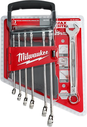 Milwaukee Ensemble de clés à douille 7 pièces - métrique 48-22-9507