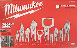 Milwaukee Kit de pinces à verrouillage TORQUE LOCK™ 10 pièces 48-22-3690