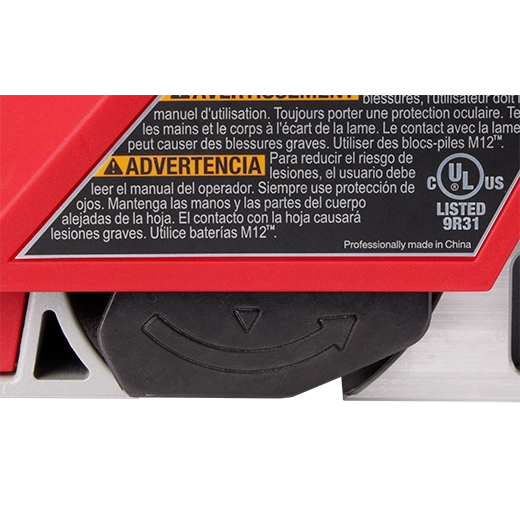 Milwaukee M12™ Rabot sans balais 2" 2524-20