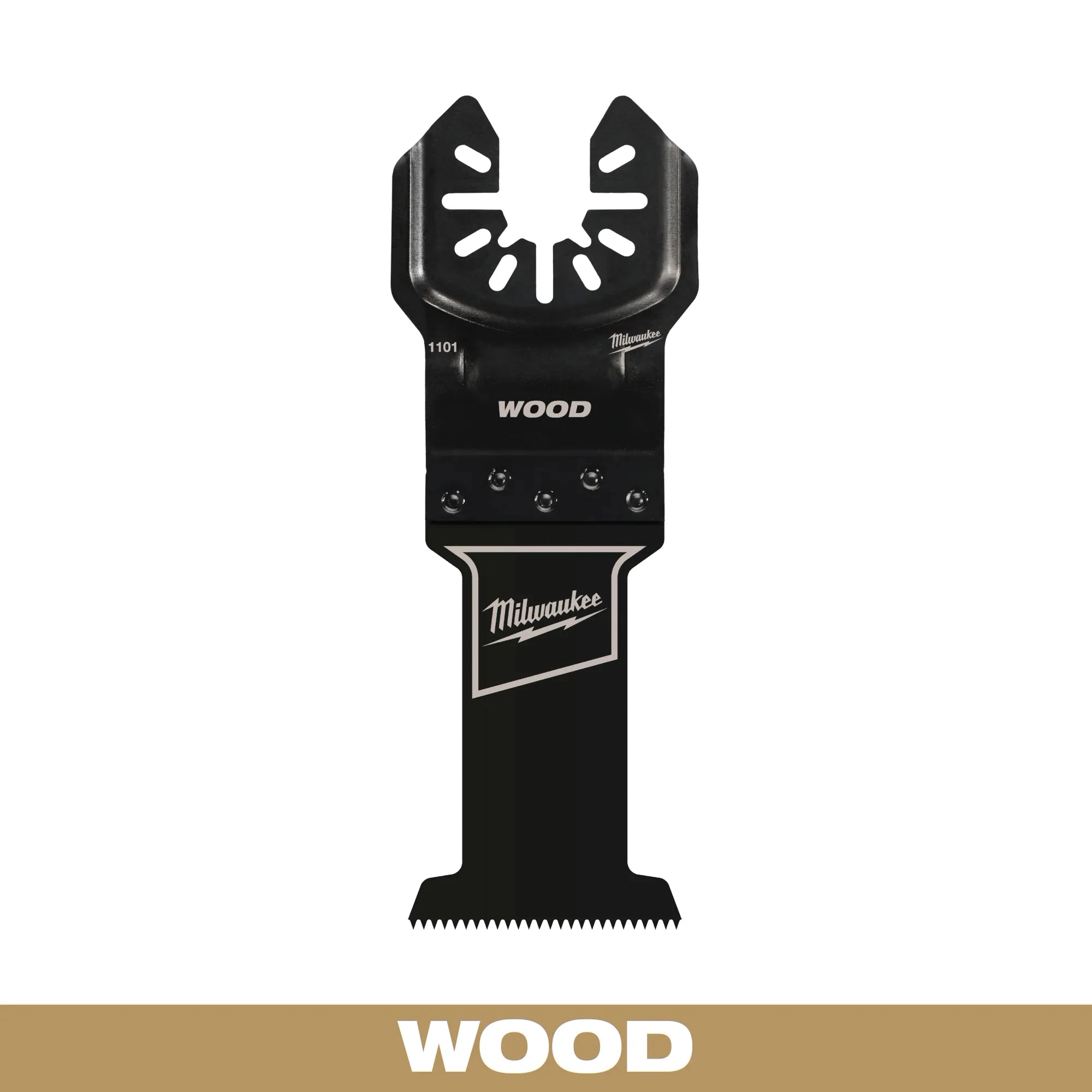 Milwaukee High Carbon Steel Wood Universal Fit Oscillating Multi-Tool Blades 49-25-1121