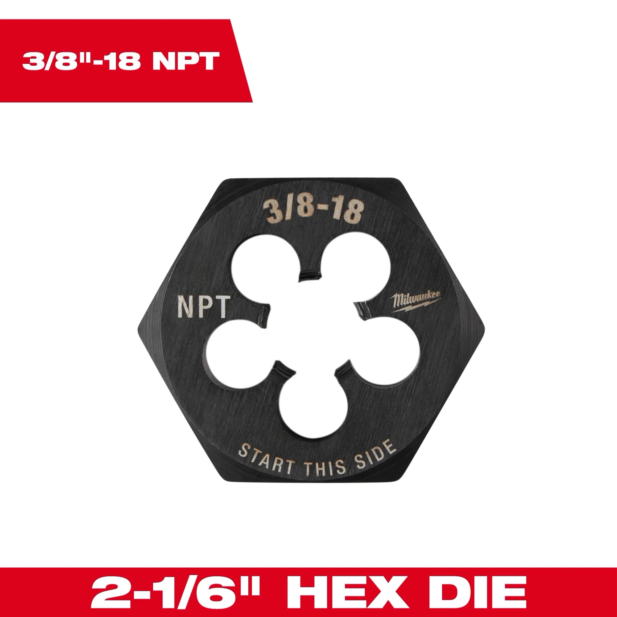 Milwaukee Matrice hexagonale de filetage MILWAUKEE® 2-1/6" 49-57-5392
