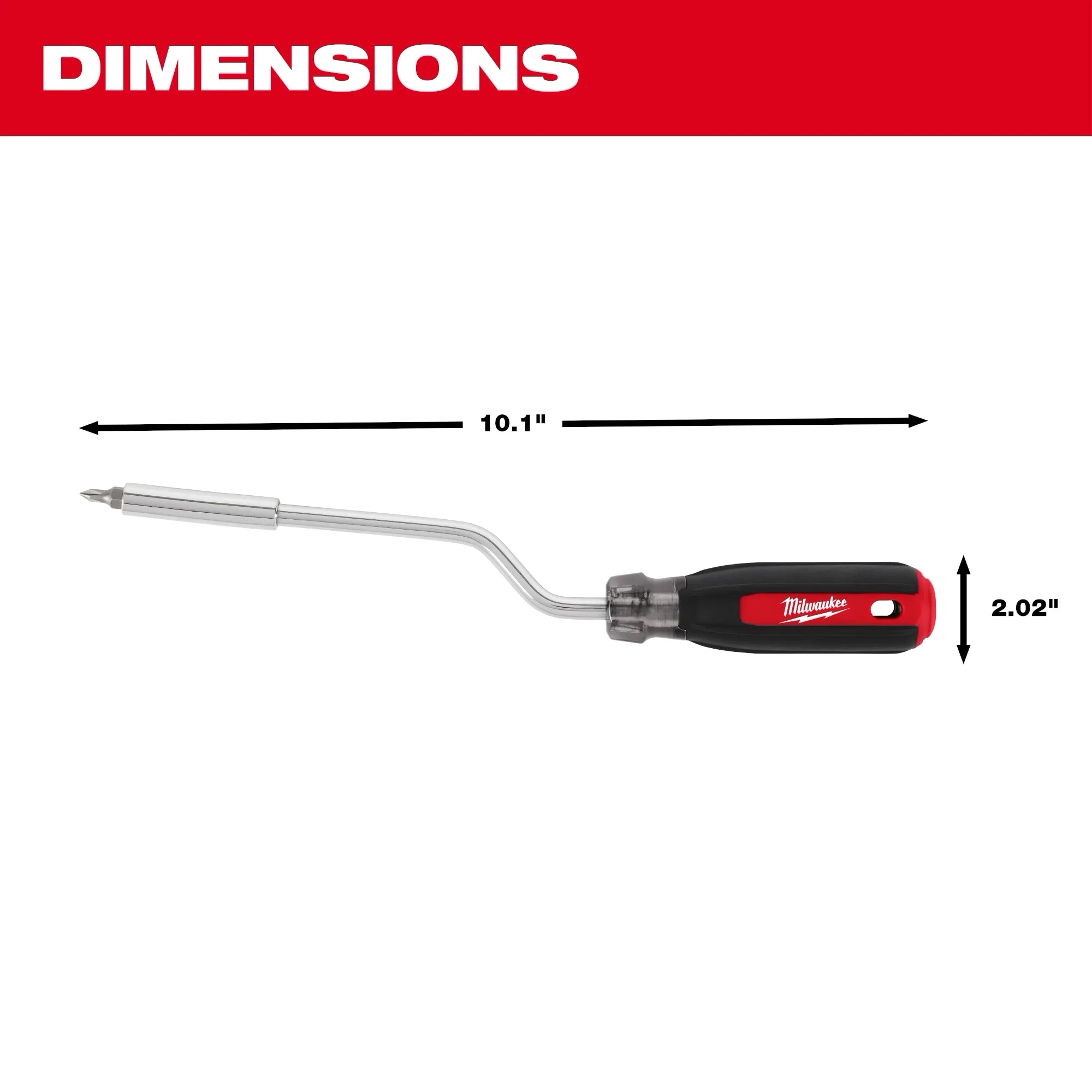 Milwaukee Tournevis multi-embouts rotatif 2-en-1 48-22-2916