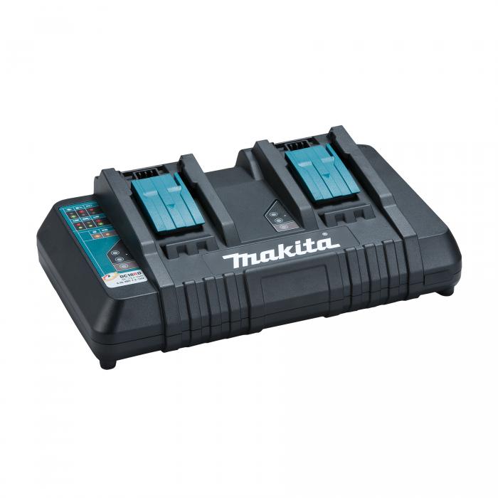 Makita 18V LXT Dual-Port Rapid Lithium-Ion Battery Charger DC18RD