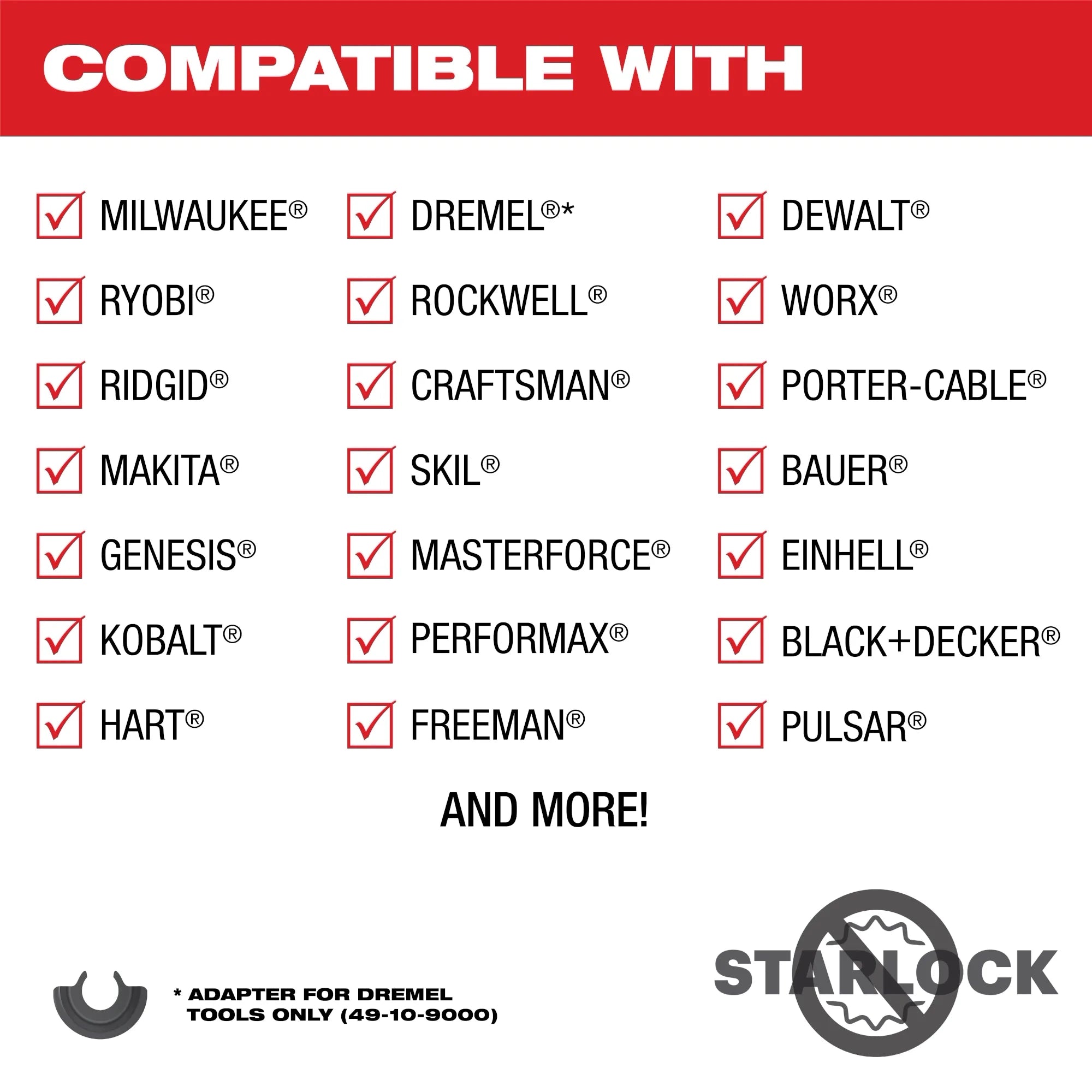 Milwaukee High Carbon Steel Wood Universal Fit Oscillating Multi-Tool Blades 49-25-1121