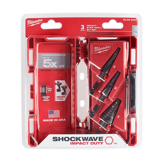 Milwaukee Kit 3 pièces SHOCKWAVE™ Impact Duty™ (#1, #2, #4) 48-89-9254