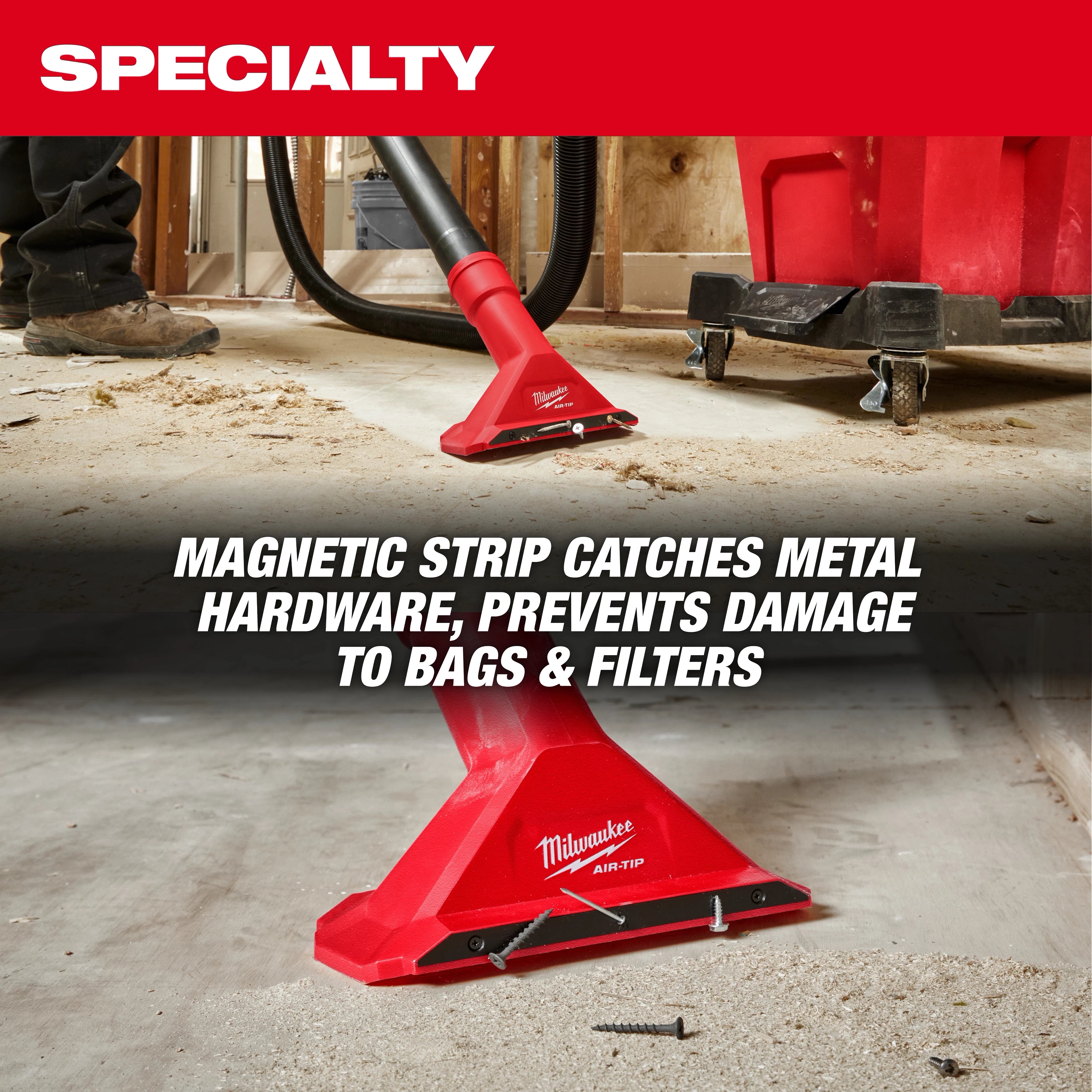 Milwaukee AIR-TIP™ Buse Utilitaire Magnétique 2 1/2\" 49-90-2033