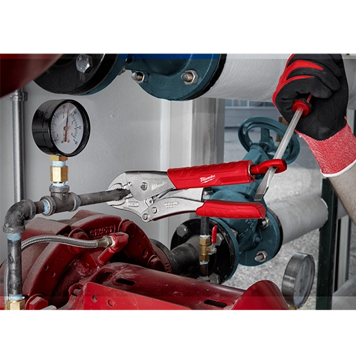Milwaukee Pinces à verrouillage à mâchoires courbées TORQUE LOCK™ 10" avec poignée 48-22-3410