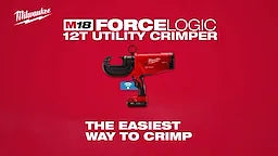 Milwaukee Pince à sertir M18™ FORCE LOGIC™ 750 MCM avec matrices Cu #6 - 750 MCM 2779-750CU