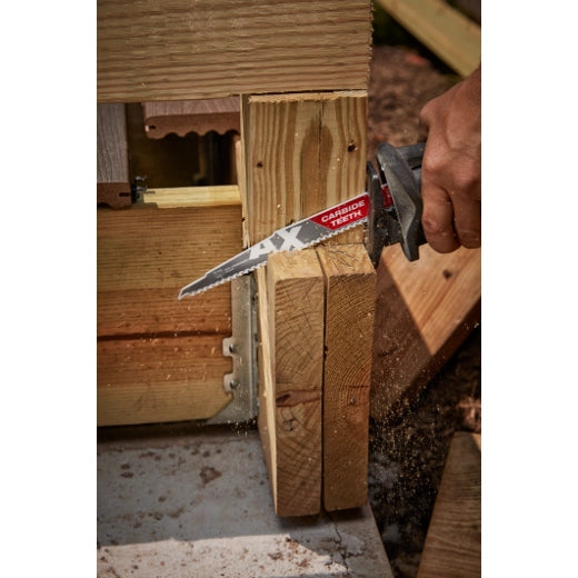 Milwaukee SAWZALL® The AX™ avec dents en carbure Lames pour bois 48-00-5321