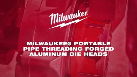 Milwaukee Têtes de filière portables en aluminium forgé NPT Milwaukee 48-36-1001