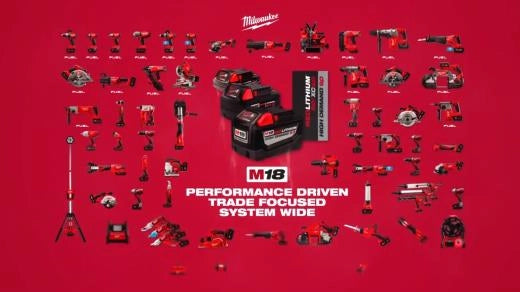 Milwaukee M18™ REDLITHIUM™ HIGH OUTPUT™ Batterie CP3.0 Pack 2 48-11-1837