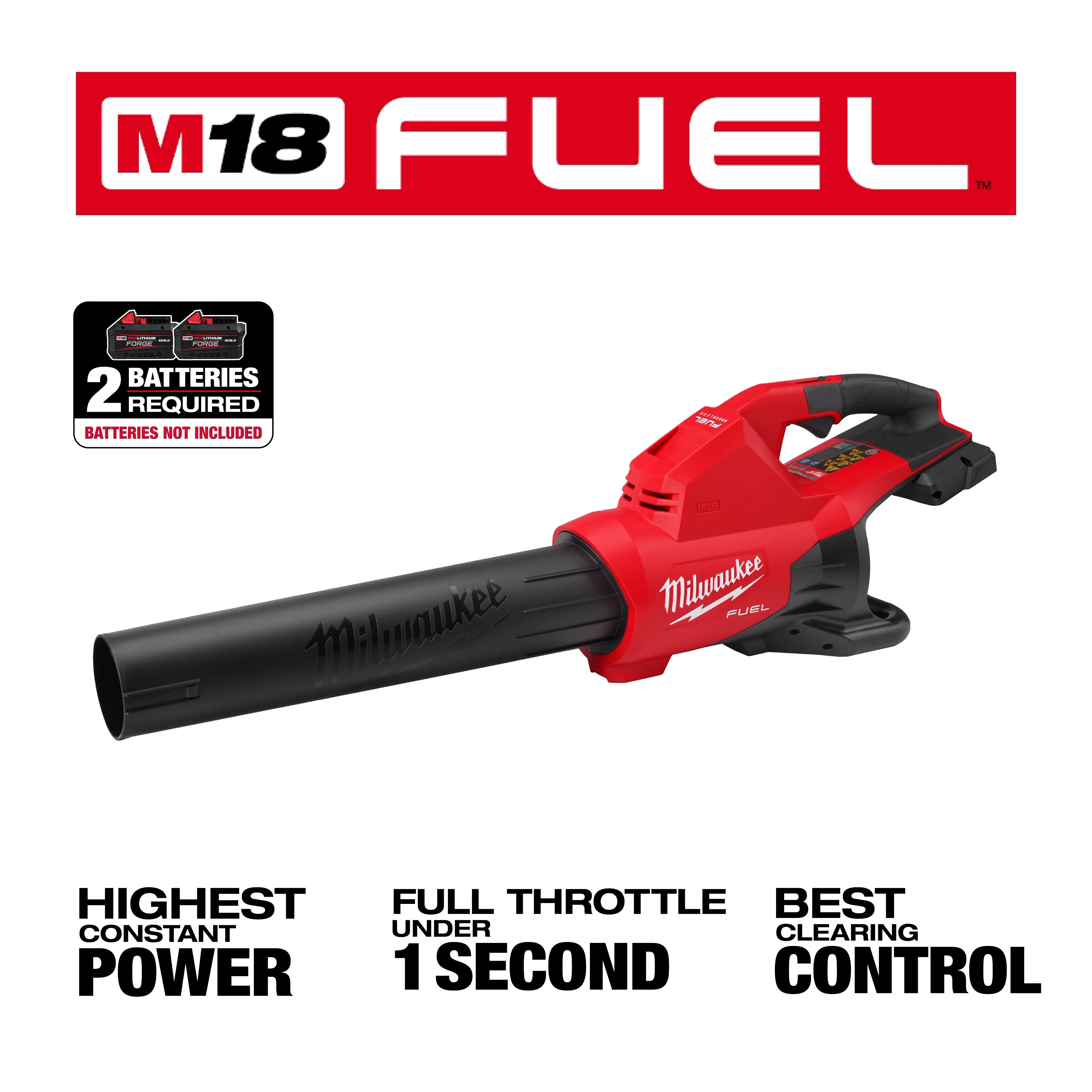 Milwaukee Souffleur à double batterie M18 FUEL™ 2824-20