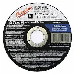Milwaukee Disques de tronçonnage Type 1 49-94-9000