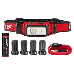 Milwaukee Lampe frontale à casque REDLITHIUM™ USB 2163-21