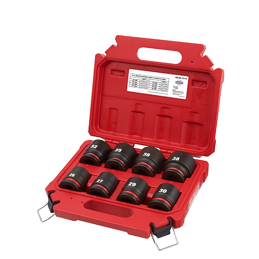 Milwaukee Ensemble de douilles métriques standard à 6 points 8 pcs SHOCKWAVE Impact Duty™ 3/4" Drive 49-66-7019