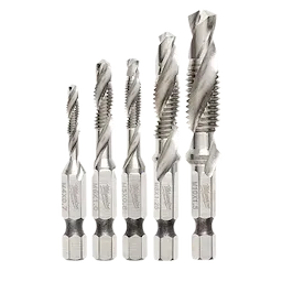 Milwaukee 5 Pc SHOCKWAVE™ Impact Metric Drill and Tap Bit Set 48-89-4875