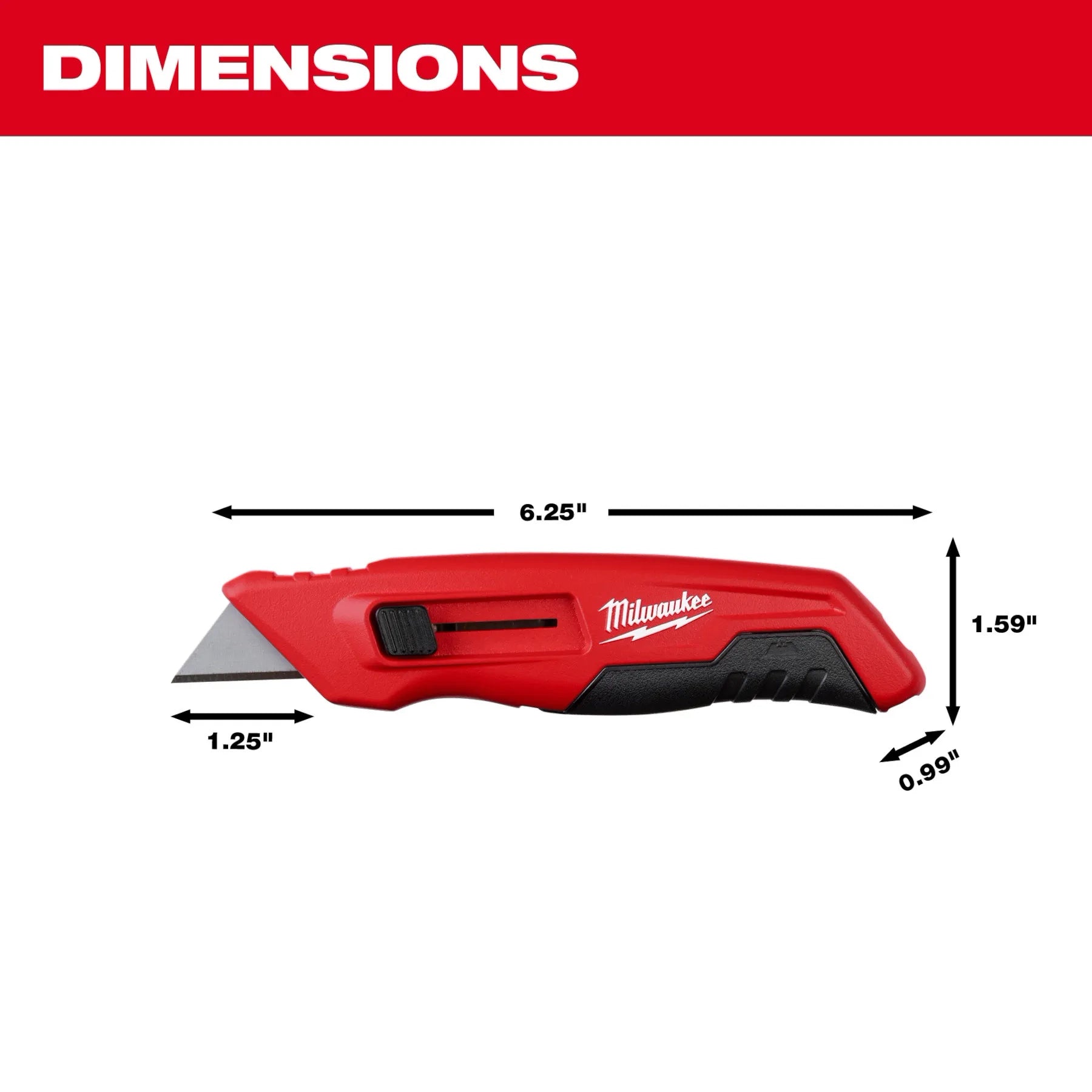 Milwaukee Couteau utilitaire à glissement latéral 48-22-1515