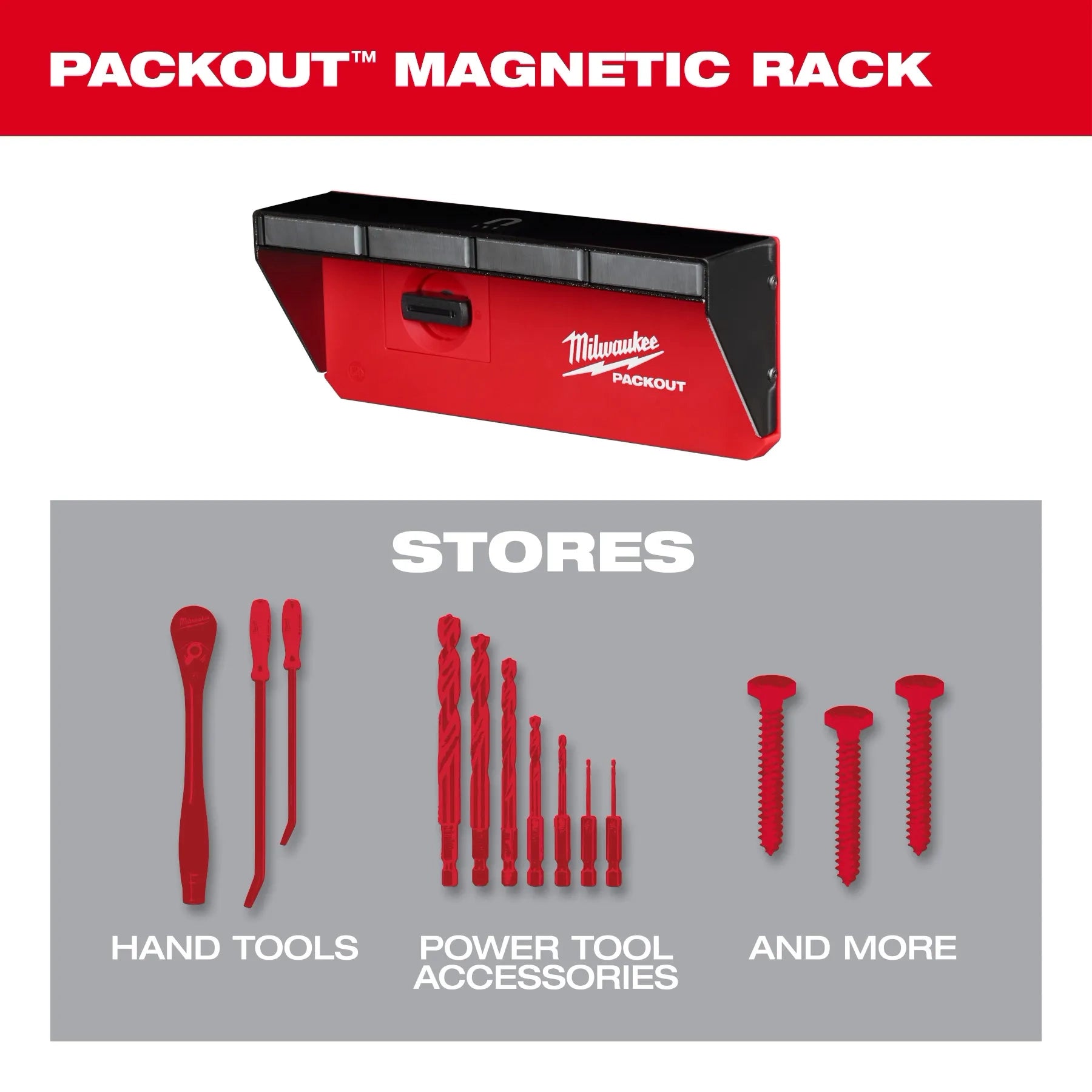 Milwaukee Rack Magnétique PACKOUT™ 48-22-8346