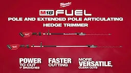 Milwaukee Kit de taille-haie articulé à perche extensible M18 FUEL™ 3035-21