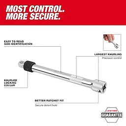 Milwaukee Ensemble de 3 rallonges à prise 1/2" verrouillantes 48-22-9362