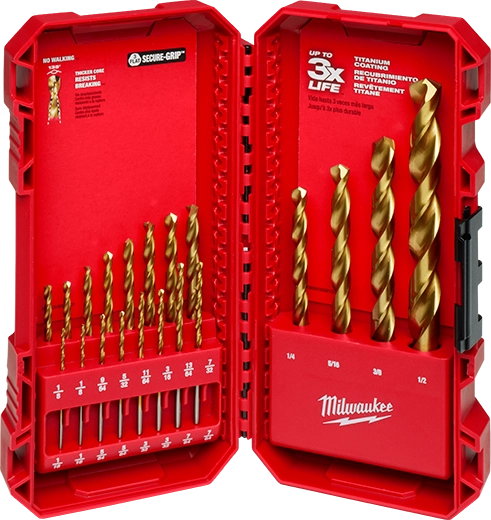 Milwaukee Ensemble de forets en titane THUNDERBOLT® – 20 pièces 48-89-1105