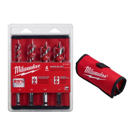 Milwaukee Ensemble de forets à tarière à ailettes 6-1/2" (4 pièces) 48-13-4000