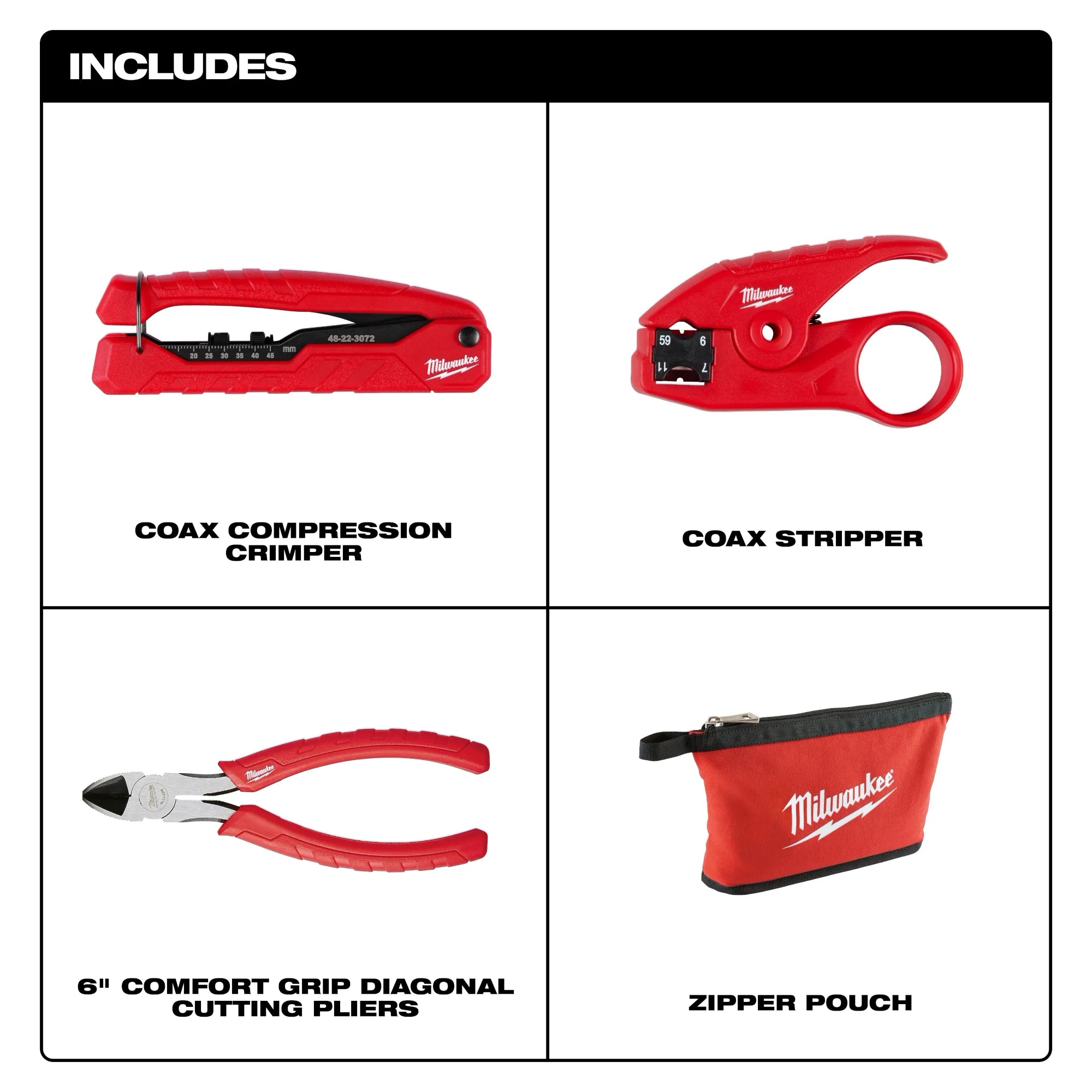 Milwaukee Coax Install Kit 48-22-8103