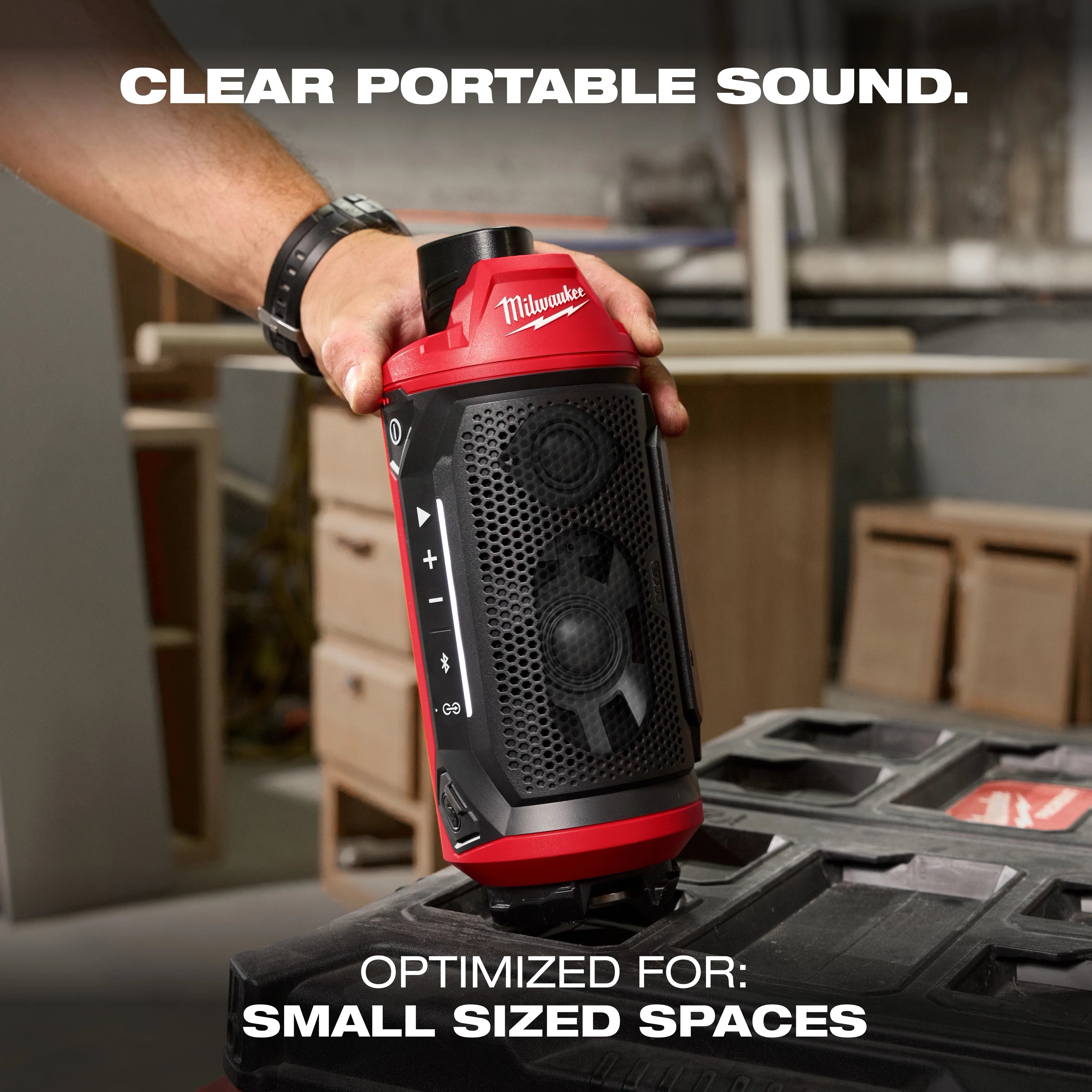 Milwaukee Haut-parleur de chantier M12™ Bluetooth® avec compatibilité PACKOUT™ 2955-20