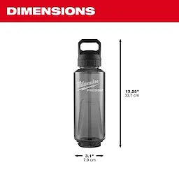 Milwaukee Bouteille PACKOUT™ 48 oz avec couvercle à gorgée 48-22-8373B