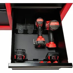 Milwaukee Tool 46-inch 8-Drawer Tool Storage Roller Cabinet in Red and Black 48-22-8520