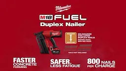 Milwaukee 2844-20 M18 FUEL™ Cloueuse Duplex 2844-20