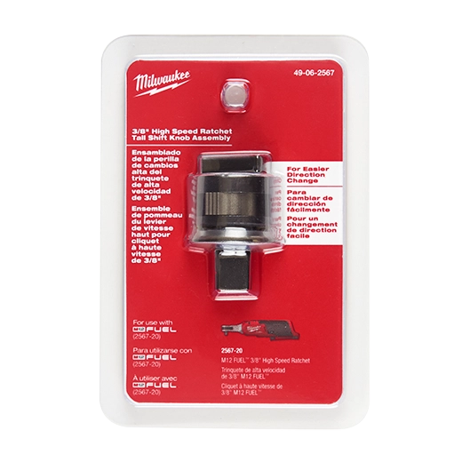 Milwaukee Ensemble de bouton de changement haut pour cliquet haute vitesse 3/8" 49-06-2567