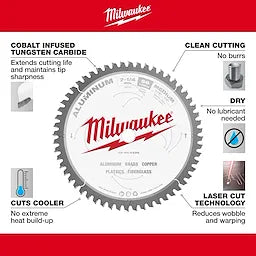 Milwaukee Lames de scie circulaire de coupe d'aluminium 48-40-4345