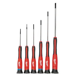 Milwaukee 6 PC Precision Screwdriver Set w/ Case 48-22-2606