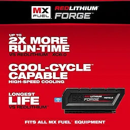 Milwaukee Pack de batterie MX FUEL™ REDLITHIUM™ FORGE™ HD12.0 MXFHD812