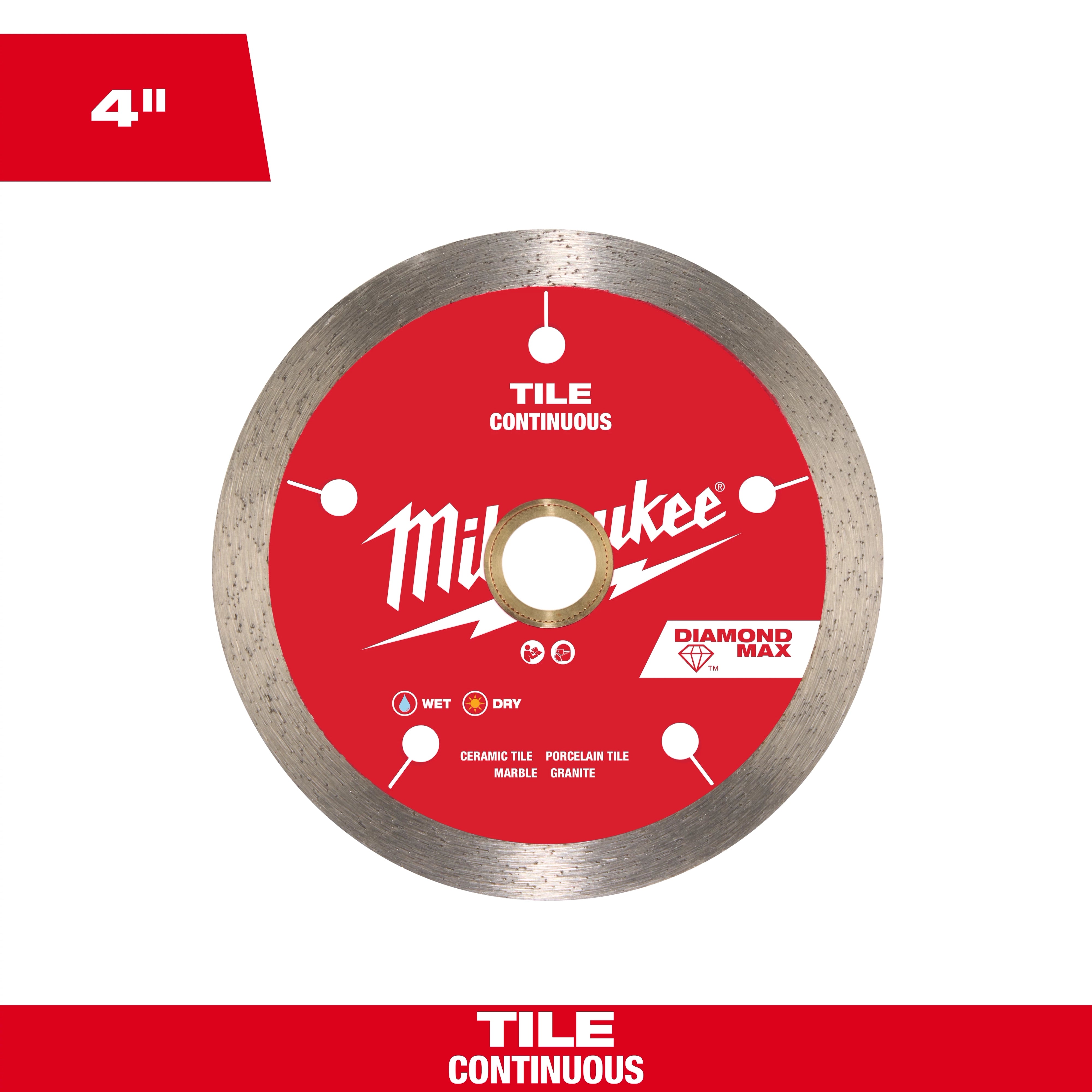 Milwaukee Lame diamantée continue DIAMOND MAX™ pour carrelage 49-93-9204