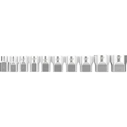 Milwaukee Ensemble de 10 pièces douilles SAE 3/8" avec côtés FOUR FLAT™ 48-22-9403