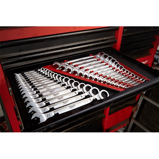 Milwaukee Set de clés combinées à cliquet 15 pièces - SAE 48-22-9416