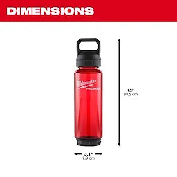 Milwaukee Bouteille PACKOUT™ 34 oz avec couvercle à gorgée 48-22-8372R