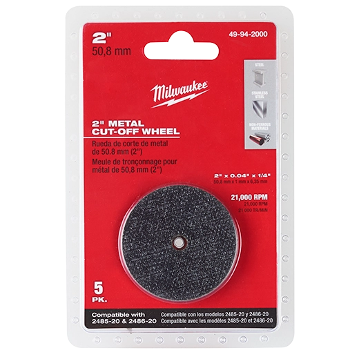 Milwaukee Roue de coupe métal 2" - lot de 5 49-94-2000
