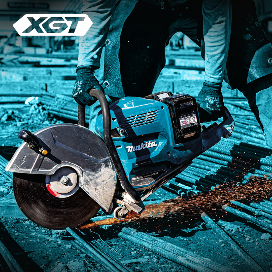 Makita 80V(40Vx2)max XGT Brushless 14" Power Cutter, 8.0Ah x4Kit CE001GL401