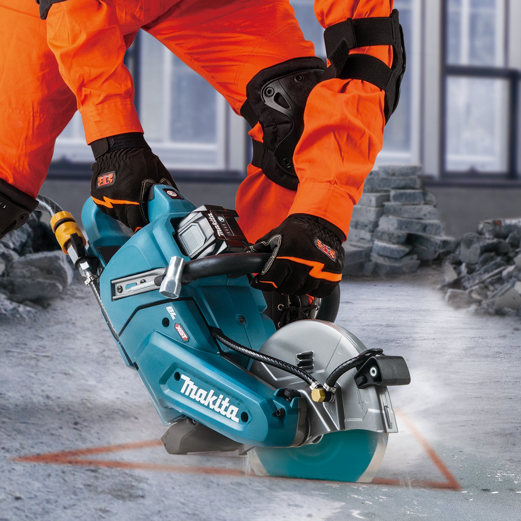 Makita 40Vmax XGT Brushless 9" Power Cutter, Tool Only CE003GZ03