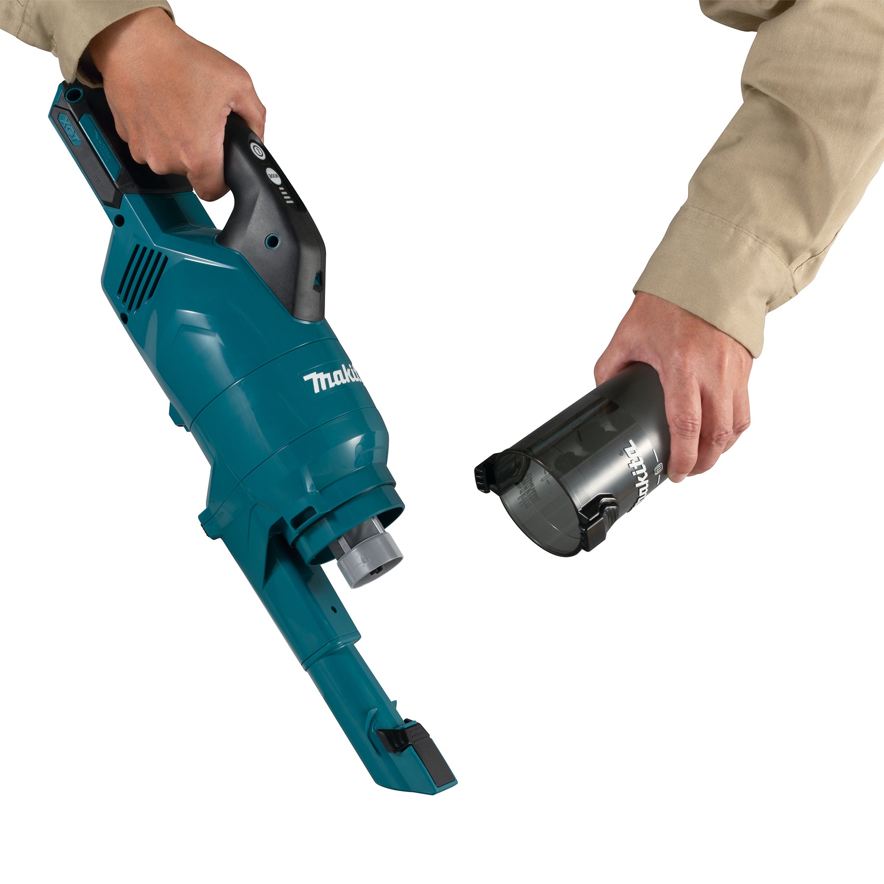 Makita Aspirateur balai cyclone sans balais 40Vmax XGT 250 ml, kit avec batterie 2.0Ah x1 CL003GA101