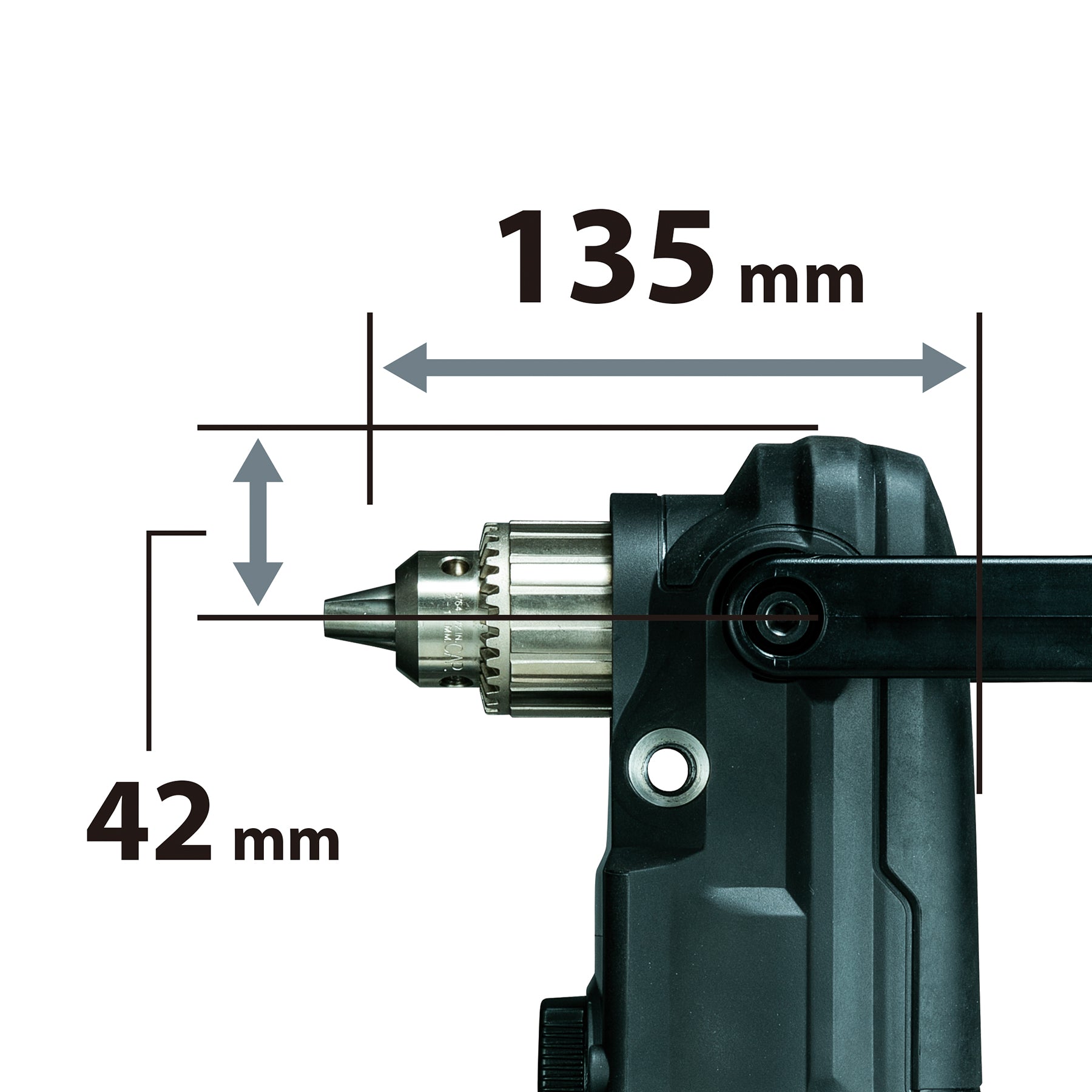 Makita Perceuse angulaire sans balais 1/2" 40Vmax XGT, Kit avec batterie 4.0Ah x1 DA001GM101