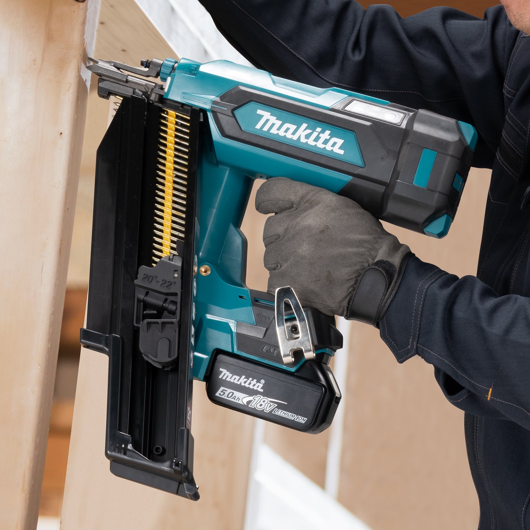 Makita 18V LXT Brushless 3-1/2" Framing Nailer, 21° Round Head, Tool Only DBN901ZK