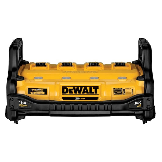 DeWalt Station d’alimentation portable 1800 W DCB1800B et chargeur de batteries simultané DCB1800B