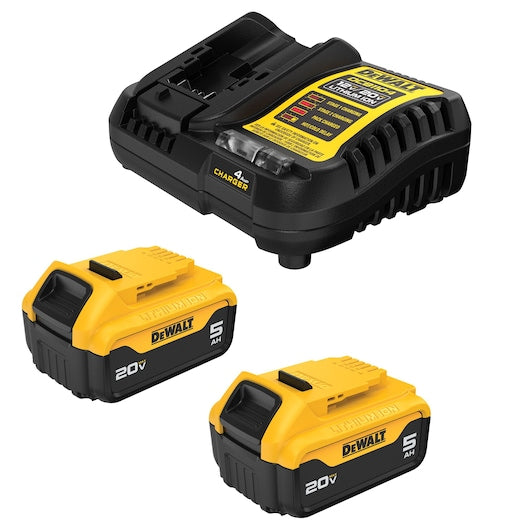 Dewalt 20V MAX* 5Ah Battery Kit DCB205-2C