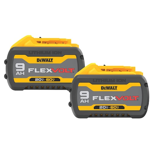 Dewalt FLEXVOLT® 20V/60V MAX* 9Ah Battery (2 Pk) DCB609-2